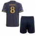 Tanie Strój piłkarski Real Madrid Toni Kroos #8 Koszulka Wyjazdowej dla dziecięce 2023-24 Krótkie Rękawy (+ szorty)